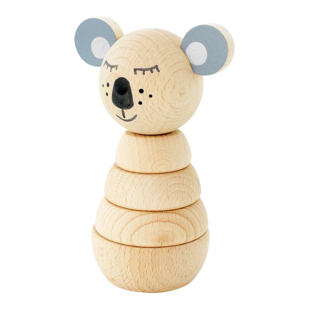 Wooden Stacking Puzzle Koala - Sydney - Little Eli