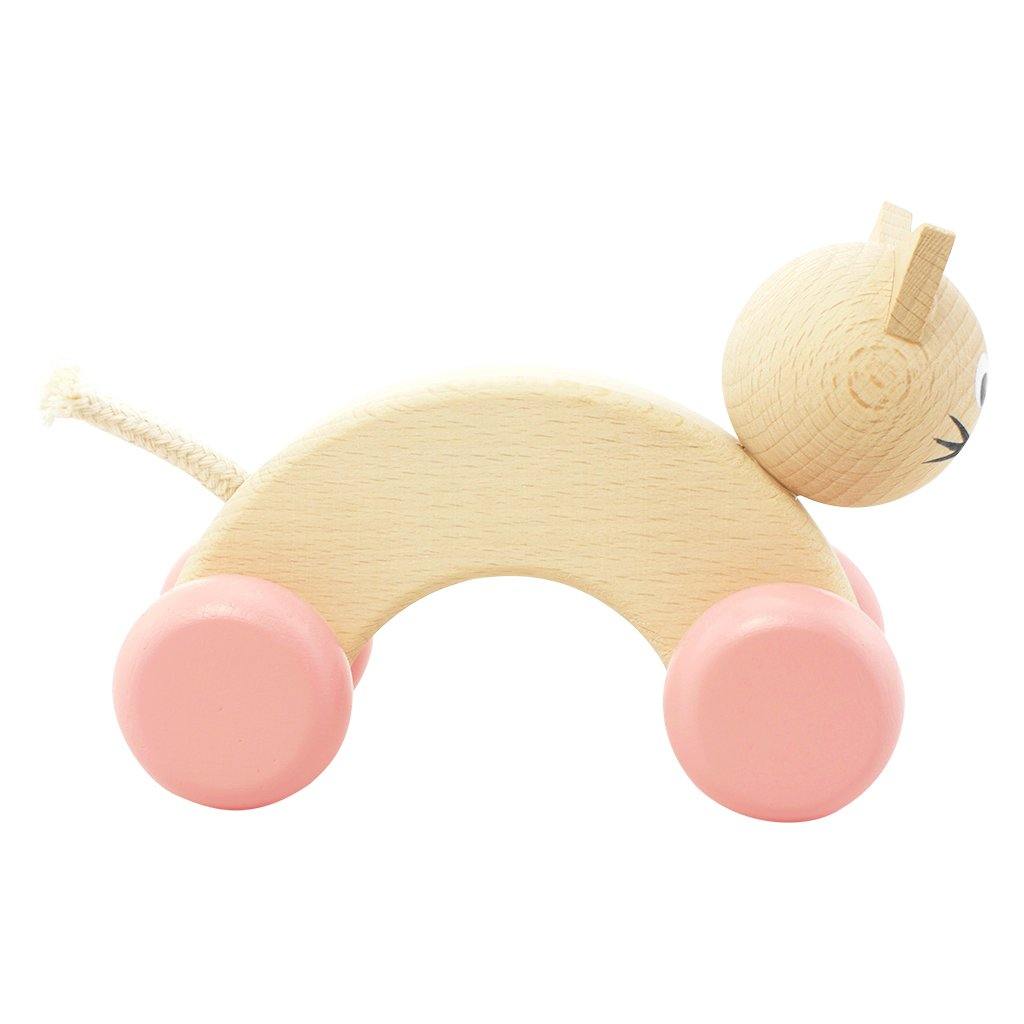 Wooden Push Along Cat - Lilly - Little Eli