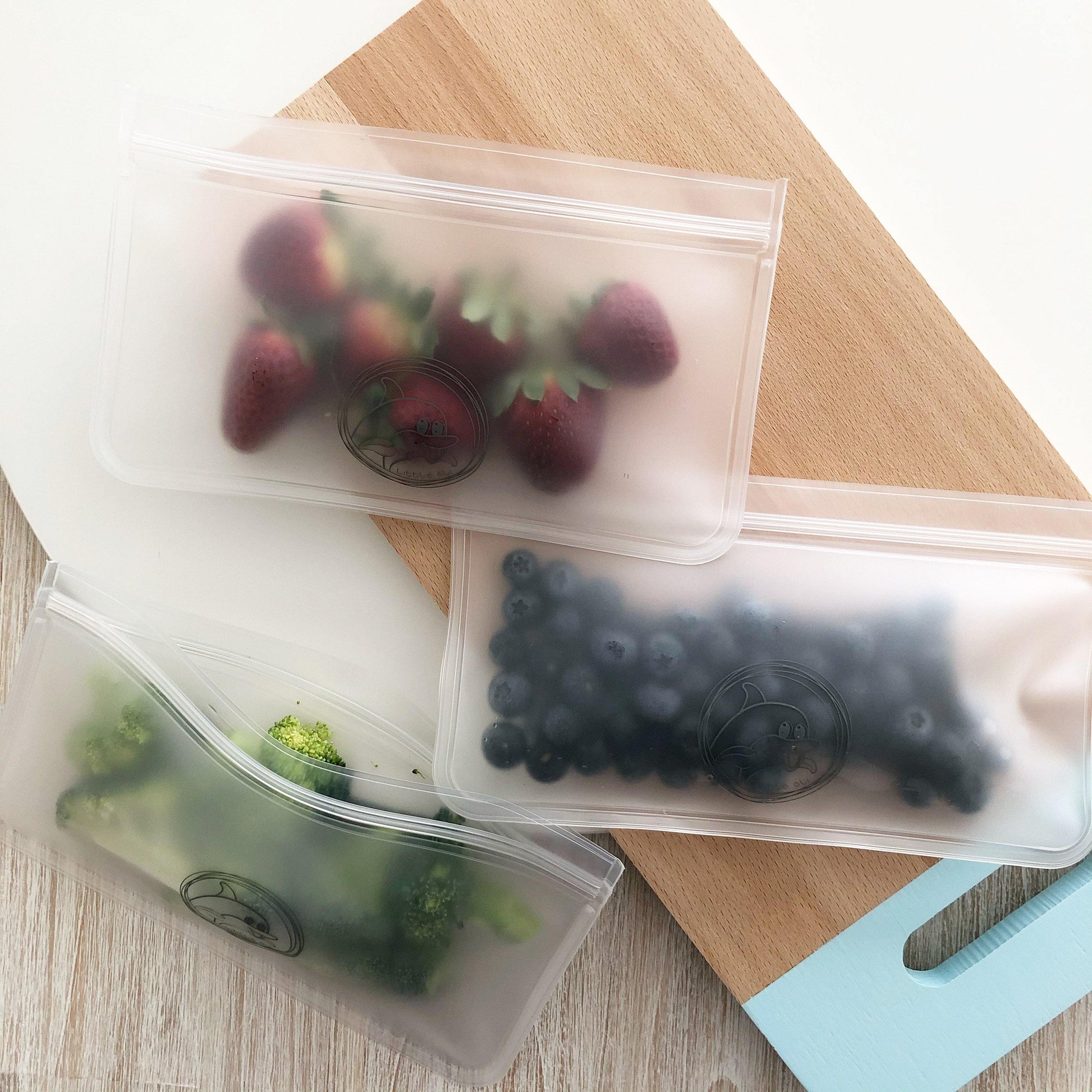 Waterproof food storage bags