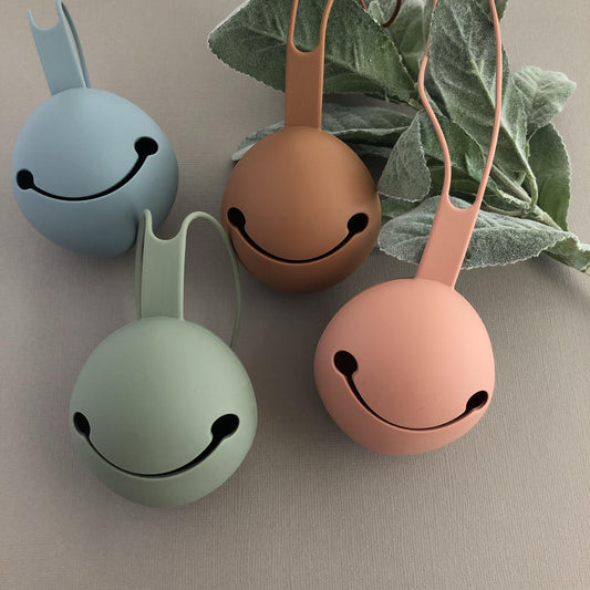 Smiley Pacifier / Dummy Case - Little Eli