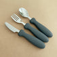 Silicone and Stainless Steel Cutlery Set - Kids