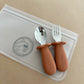 Silicone and Stainless Steel Cutlery Set - Toddler